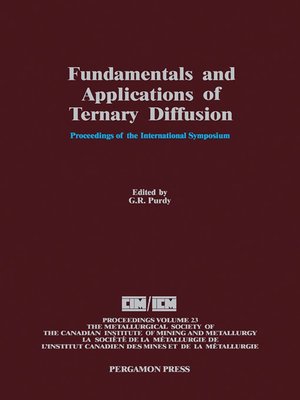 cover image of Fundamentals and Applications of Ternary Diffusion